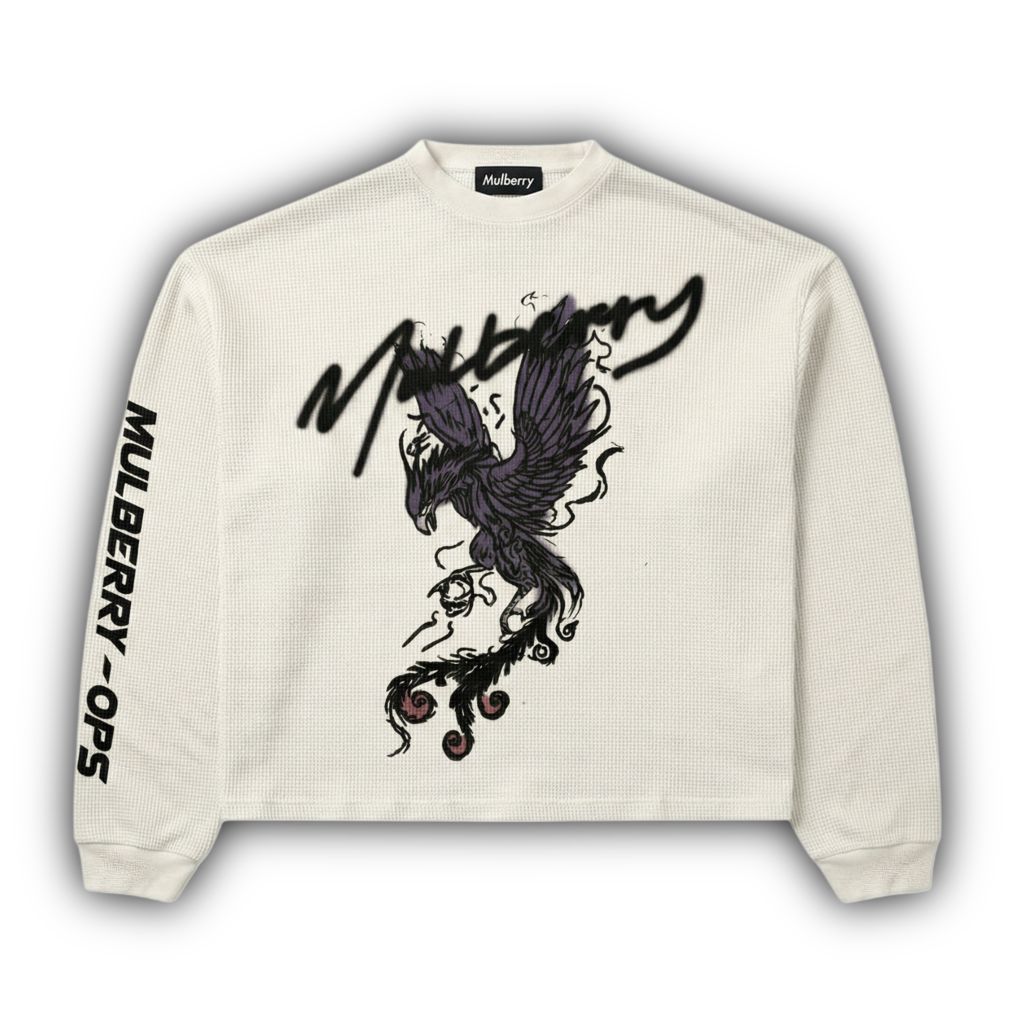 MULB HARDY CREAM LONG SLEEVE THERMAL TEE – Mulberry OPS