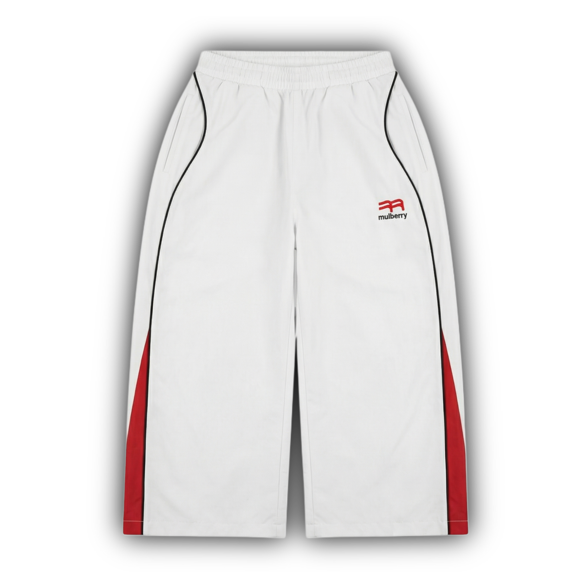 ESSENTIAL WHITE TRACK PANTS
