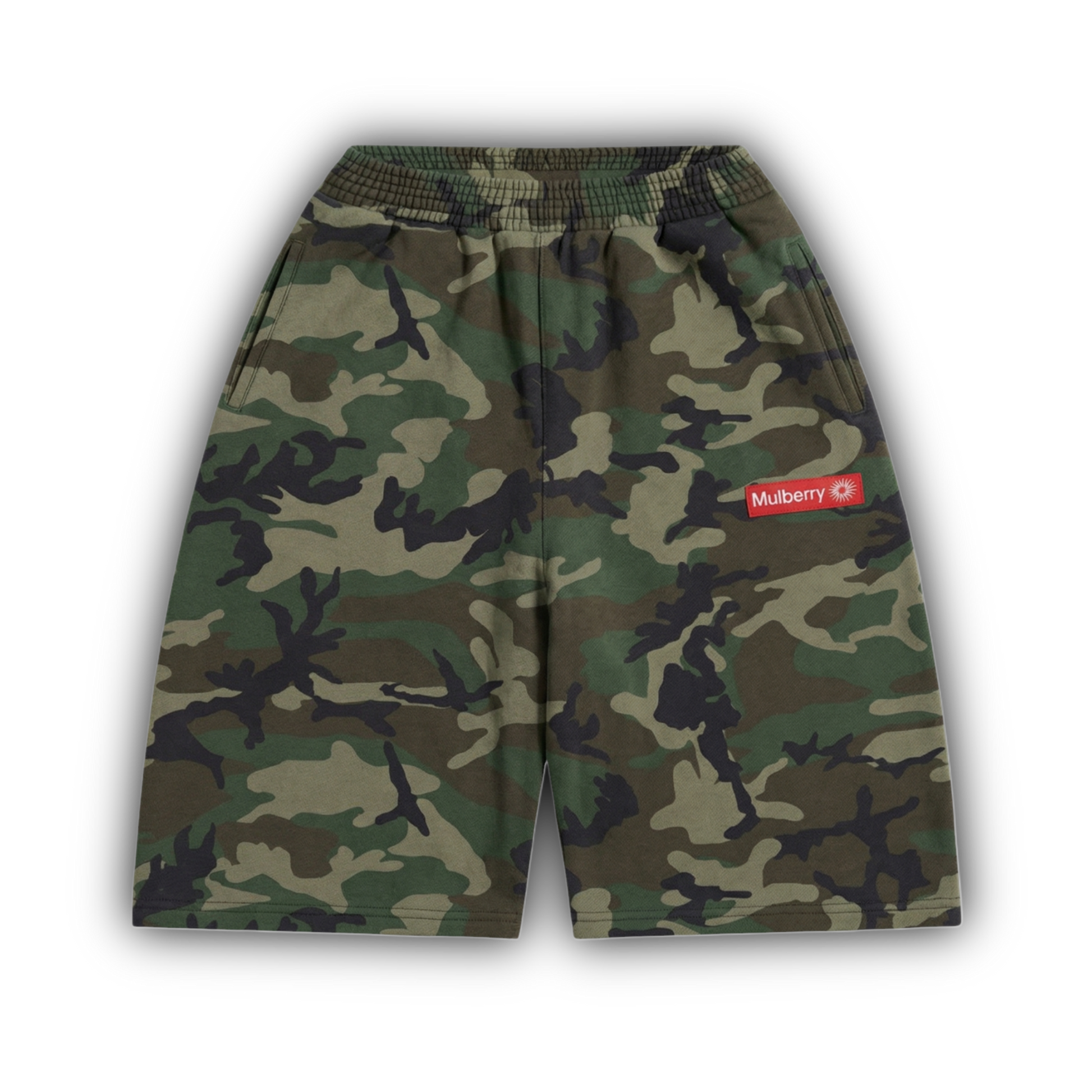 MULB CAMO SWEAT SHORTS