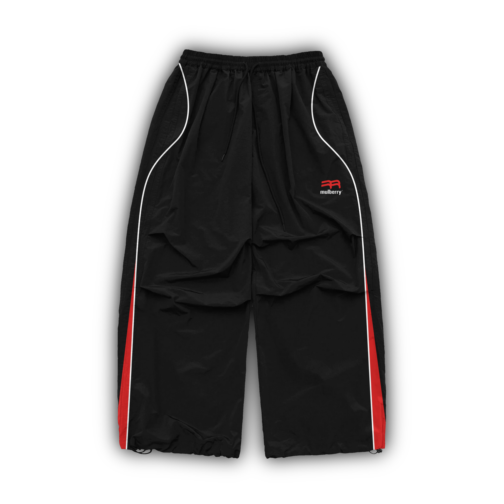 ESSENTIAL BLACK TRACK PANTS