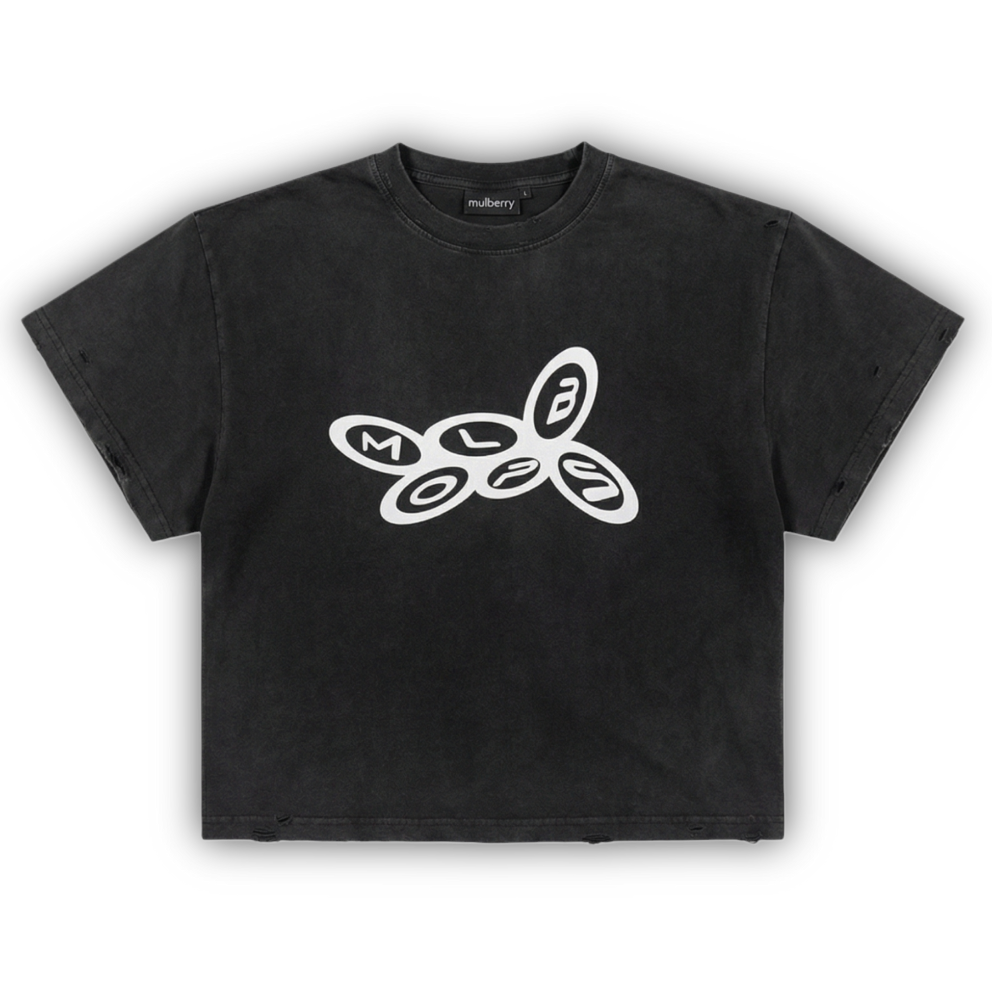 MULB STAINS LOGO TEE