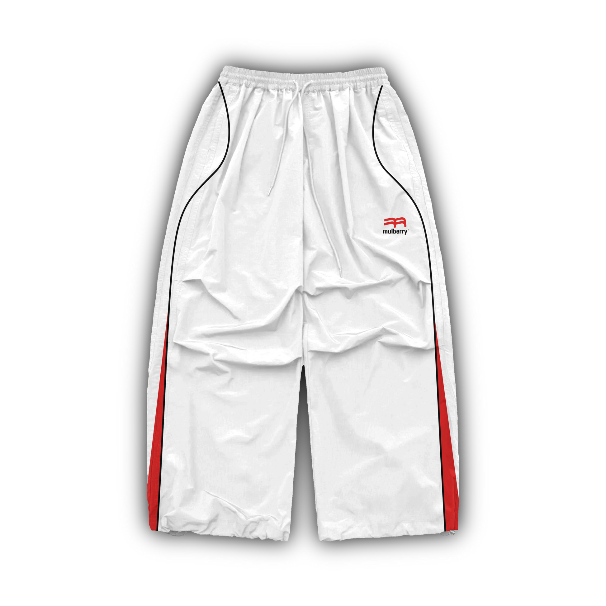 ESSENTIAL WHITE TRACK PANTS