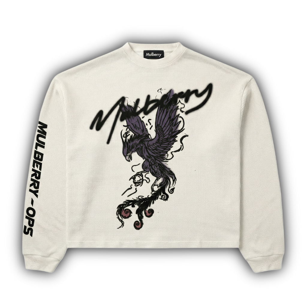 MULB HARDY CREAM LONG SLEEVE THERMAL TEE