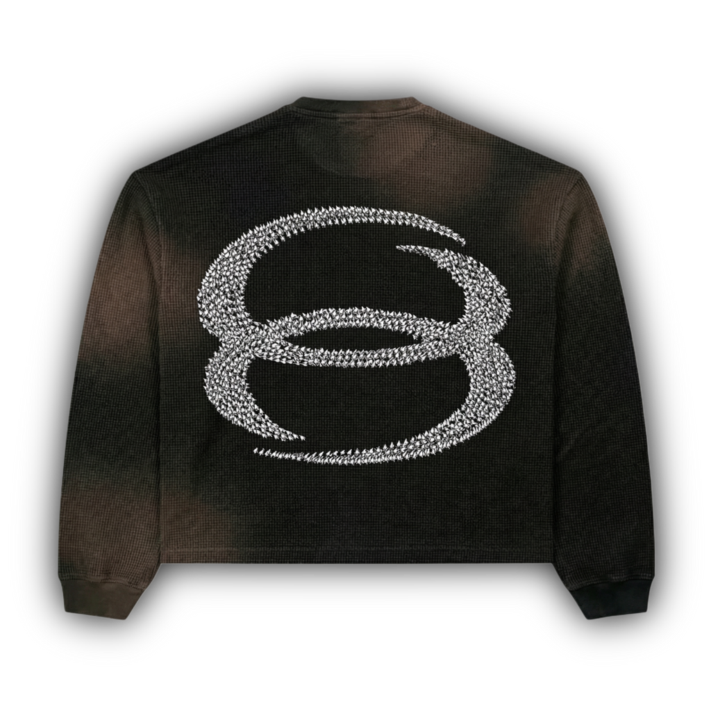 EIGHT LIVES LONG SLEEVE THERMAL TEE